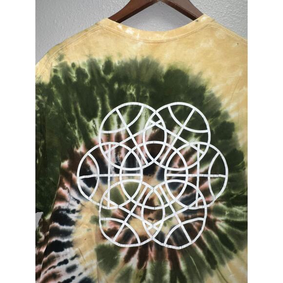 Vintage Slam Magazine Shirt Basketball Hoop Green Tie Dye Tee Large - Picture 8 of 10